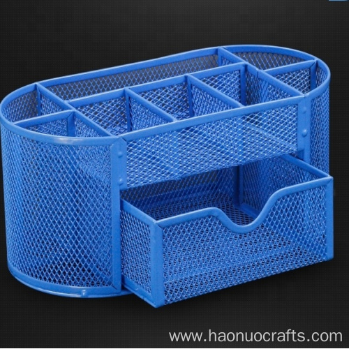 Nine-grid pen holder grid creative storage and sorting